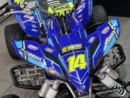 Blue Yamaha YFZ 450 Quad Bike