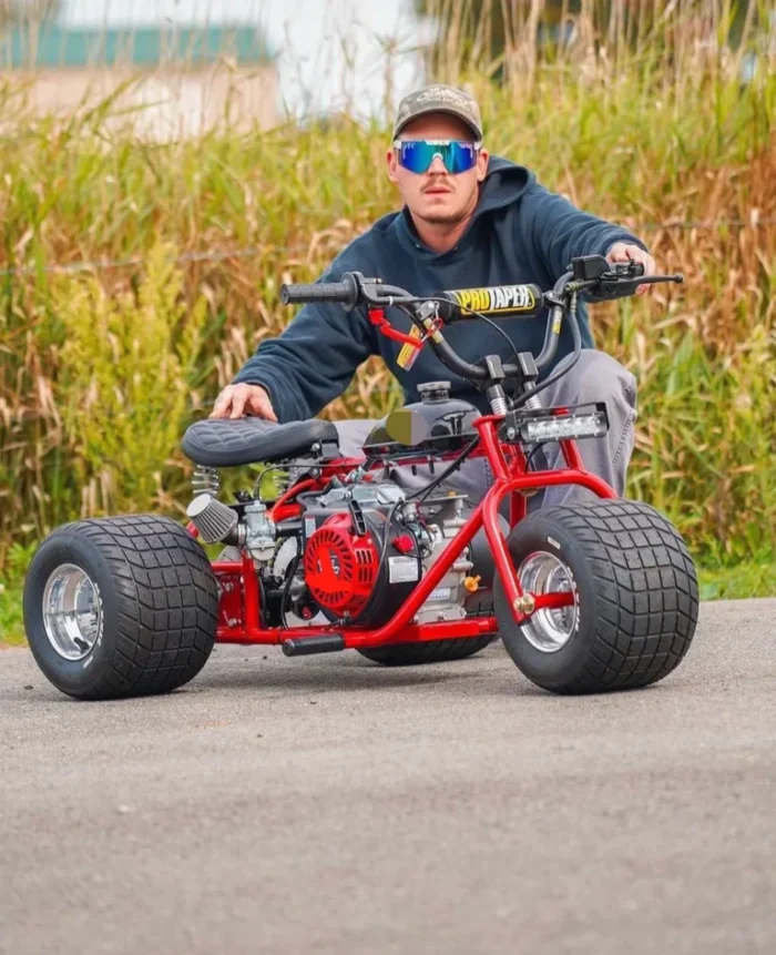 Mini Trike Astatic Red (Platinum Edition) - Mini Trike Wheel - Image 3